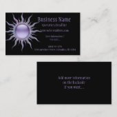 紫色の日曜日2のファンタジーの名刺 名刺 (正面/裏面)