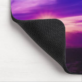 紫色の日没のマウスパッド マウスパッド (コーナー)