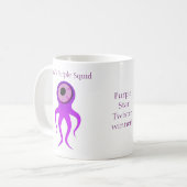 紫色の星のより手の勝者のマグ コーヒーマグカップ (正面左)