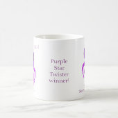 紫色の星のより手の勝者のマグ コーヒーマグカップ (中央)