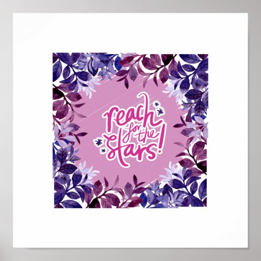 紫色の星を手に入れる ポスター (正面)