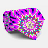 紫色の星ミラー ネクタイ (ロール)