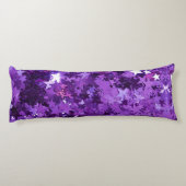 紫色の星抱き枕(名前の付いた、または名前のない) ボディピロー (裏面)