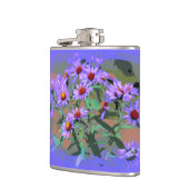 紫色の星状体のフラスコ フラスク (左)