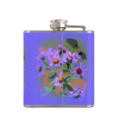 紫色の星状体のフラスコ フラスク (裏面)