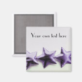 紫色の星磁石 マグネット (正面/裏面)