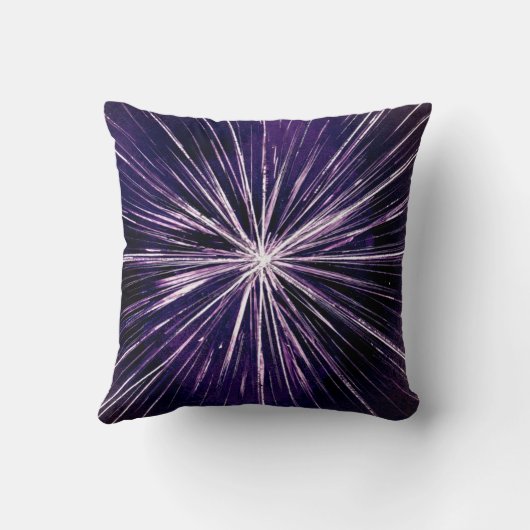 紫色の星 クッション (裏面)