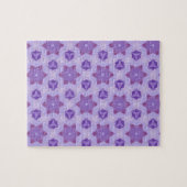 紫色の星 ジグソーパズル (横)