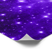 紫色の星 ポスター (角)