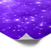 紫色の星 ポスター (角)