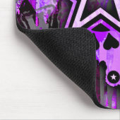 紫色の星 マウスパッド (コーナー)