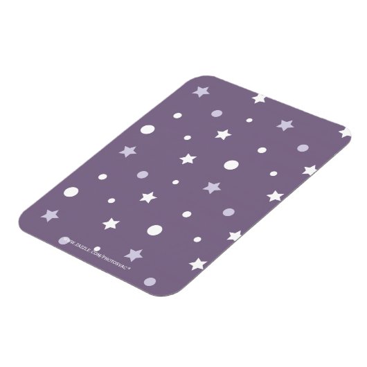 紫色の星 マグネット (左側)