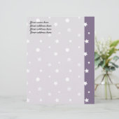 紫色の星 レターヘッド (スタンド正面)