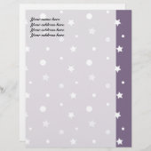 紫色の星 レターヘッド (正面/裏面)