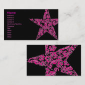 紫色の星 名刺 (正面/裏面)