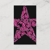 紫色の星 名刺 (裏面)