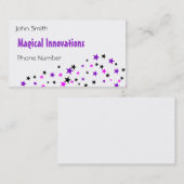 紫色の星 名刺 (正面/裏面)