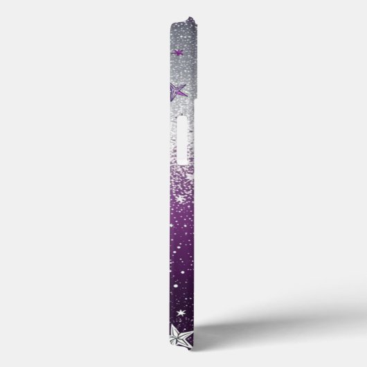 紫色の星 Case-Mate iPhoneケース (裏面 / 右)