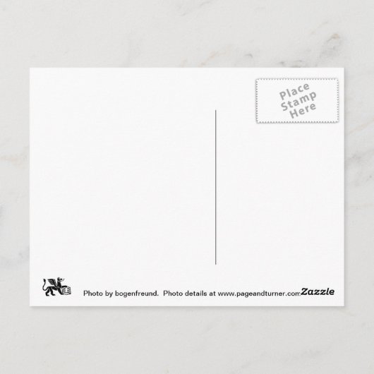 紫色の春 ポストカード (裏面)