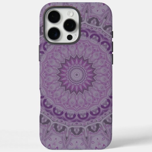 紫色の曼荼羅の水彩ドリーム Case-Mate iPhoneケース (裏面)