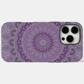 紫色の曼荼羅の水彩ドリーム Case-Mate iPhoneケース (裏面 (横))