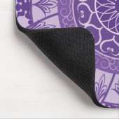 紫色の曼荼羅 マウスパッド (コーナー)