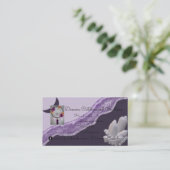 紫色の月 名刺 (スタンド正面)