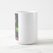 紫色の服が付いているレイチェルのマグ コーヒーマグカップ (中央)