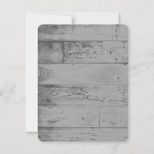 紫色の木のハート結婚式RSVPカード 出欠カード (裏面)