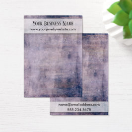 紫色の木目イヤリングホルダー表示カード