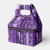 紫色の本棚ヴィンテージ本切り妻 フェイバーボックス (裏面サイド)