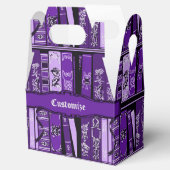 紫色の本棚ヴィンテージ本切り妻 フェイバーボックス (オープン)