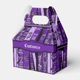 紫色の本棚ヴィンテージ本切り妻 フェイバーボックス