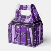 紫色の本棚ヴィンテージ本 フェイバーボックス (裏面サイド)