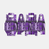 紫色の本棚ヴィンテージ本 フェイバーボックス (折り畳みなし)