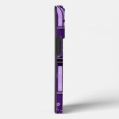 紫色の本棚ヴィンテージ本 Case-Mate iPhoneケース (裏面 / 右)