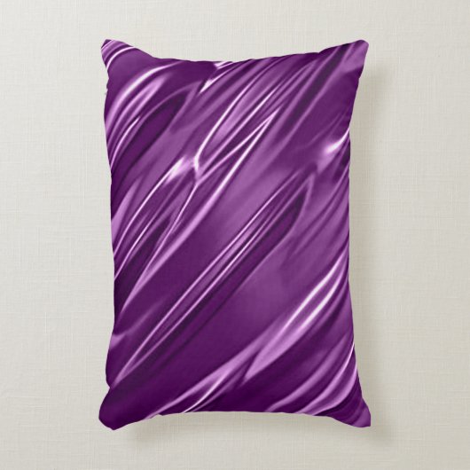 紫色の枕"12 x 16"。 アクセントクッション (正面(垂直))