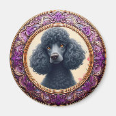 紫色の枠 マグネット (正面)