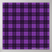 紫色の格子縞 ポスター (正面)