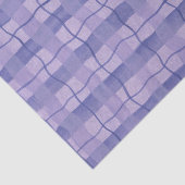 紫色の格子縞 薄葉紙 (詳細)