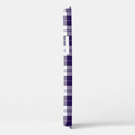 紫色の格子縞 Case-Mate iPhoneケース (裏面 / 右)