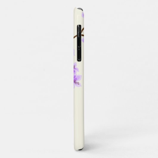 紫色の桜の木 Case-Mate iPhoneケース (裏面/左)