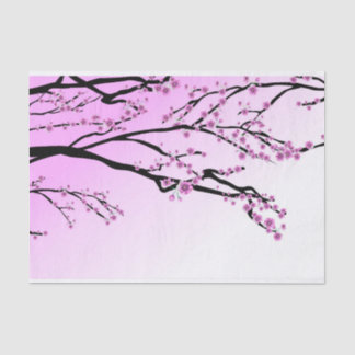 紫色の桜の桜 薄葉紙