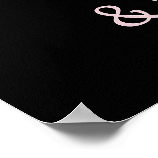 紫色の梅ピンクの牡丹が私たちのポー結婚へようこそ ポスター (角)