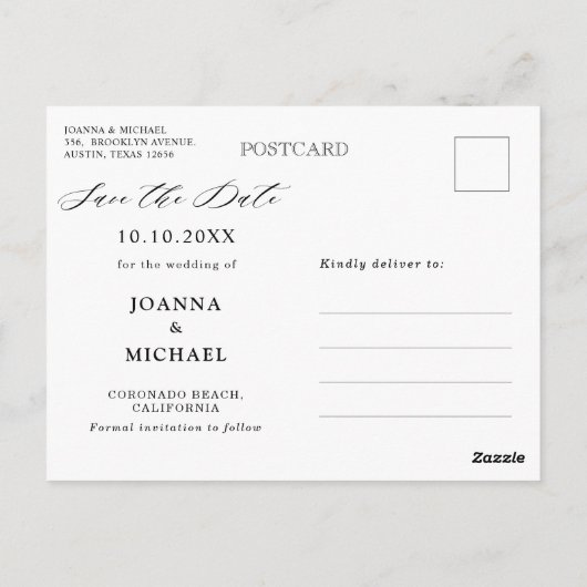 紫色の梅赤面バラ幾何学的な日付ポーを保存 ポストカード (裏面)