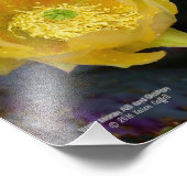 紫色の棘のあるナシのサボテン フォトプリント            (角)