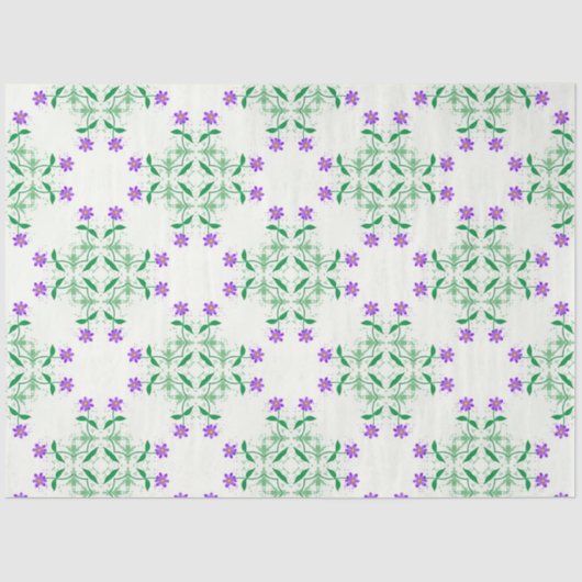 紫色の植物学ティッシュペーパー 薄葉紙 (正面)