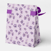 紫色の植物色の花結婚の色 フェイバーボックス (裏面サイド)