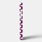 紫色の楕円の文字列 Case-Mate iPhoneケース (裏面 / 左)