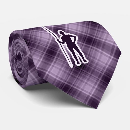 紫色の槍投げ ネクタイ (ロール)